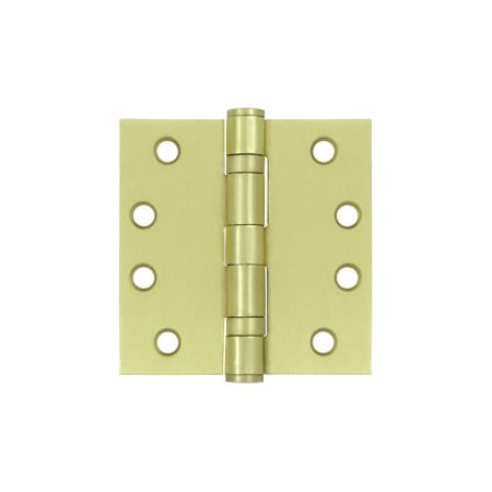 Deltana S44HDBB4 HD Square Hinges Brushed Brass, 10PK S44HDBB4-XCP10